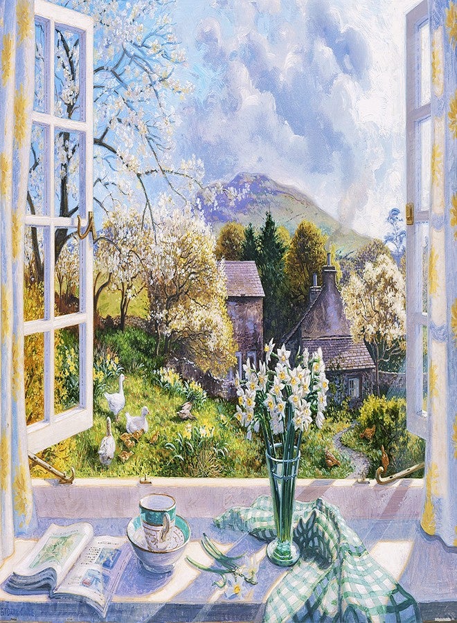 Pintoo Jigsaw Puzzles 1200 Piece for Adults - Stephen Darbishire - When Spring Comes - Easy Storage Snug Interlocking Plastic Puzzle No Glue Required [H2964] - Image 1