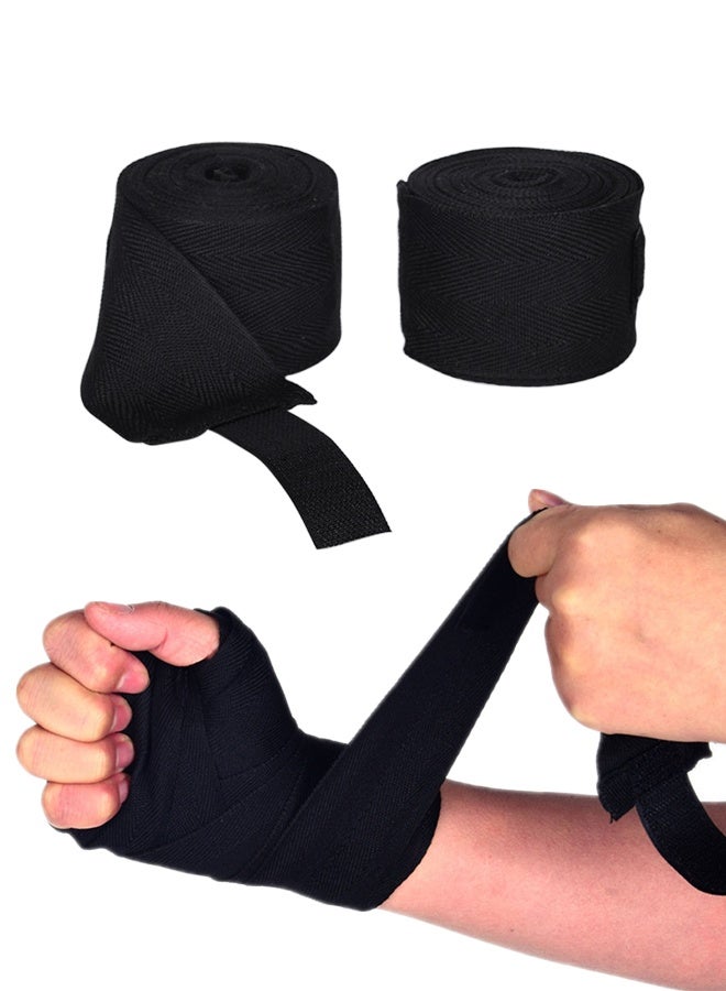 ضمادات الملاكمة 3 م طول واقيات اليدين ساندا مجموعة من 2 قطعة - Image 1