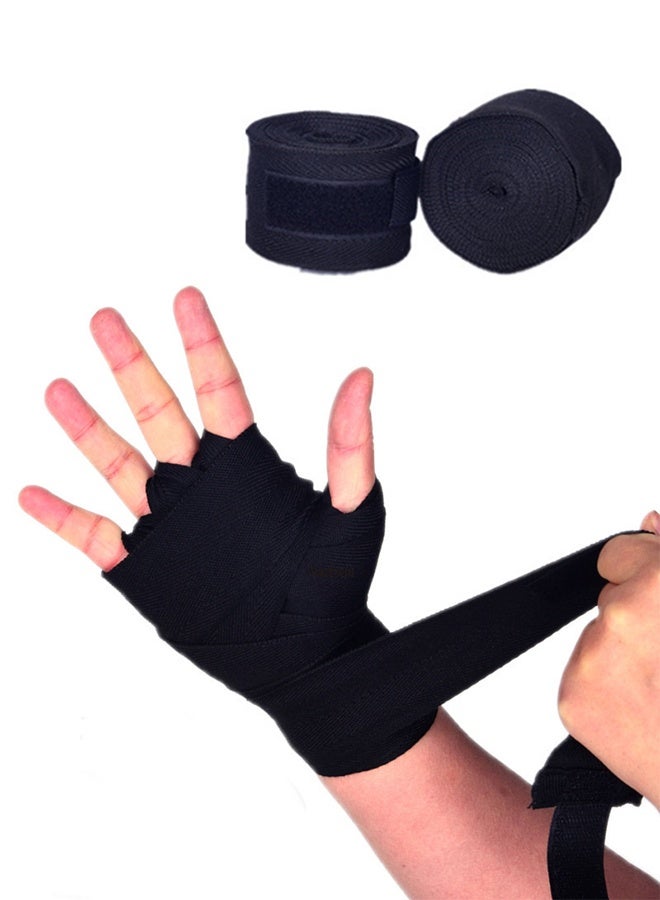 ضمادات الملاكمة 3 م طول واقيات اليدين ساندا مجموعة من 2 قطعة - Image 3