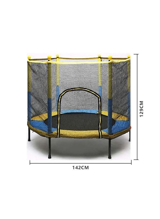JSAITOYS Outdoor Mini Gymnastics Trampoline With Safety Enclosure  - Image 2