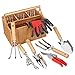 SOLIGT 8 Piece Garden Tool Set with Basket, Stainless Steel Heavy Duty Garden Hand Tools Kit with Wood Handle for Men - Image 2