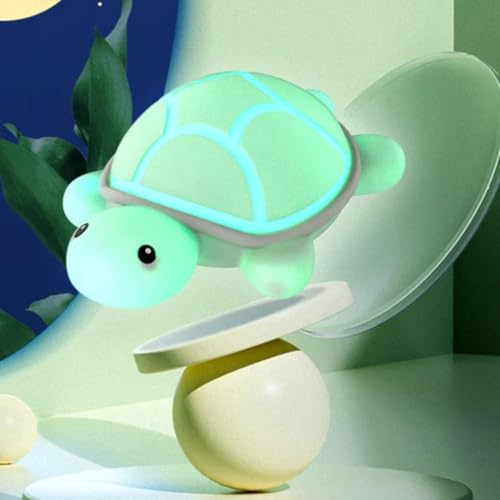 HashWOW® Cute Turtle Night Light, LED Bedside Baby Room Lamp, Soft BPA-Free Silicone, USB Rechargeable Lamp with Touch Sensor Control Table Light for Kids, Birthday Gifts, Valentine Gift - Image 5