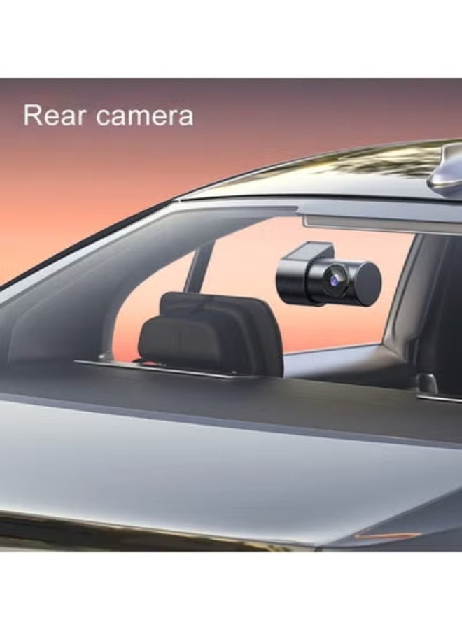 Yesido KM15 4K Dual Dash Cam Driving Recorder – Front & Rear Car Camera with Night Vision, G-Sensor, Loop Recording, Motion Detection, Parking Monitor, Wide-Angle Lens & Emergency Lock – Black - Image 4