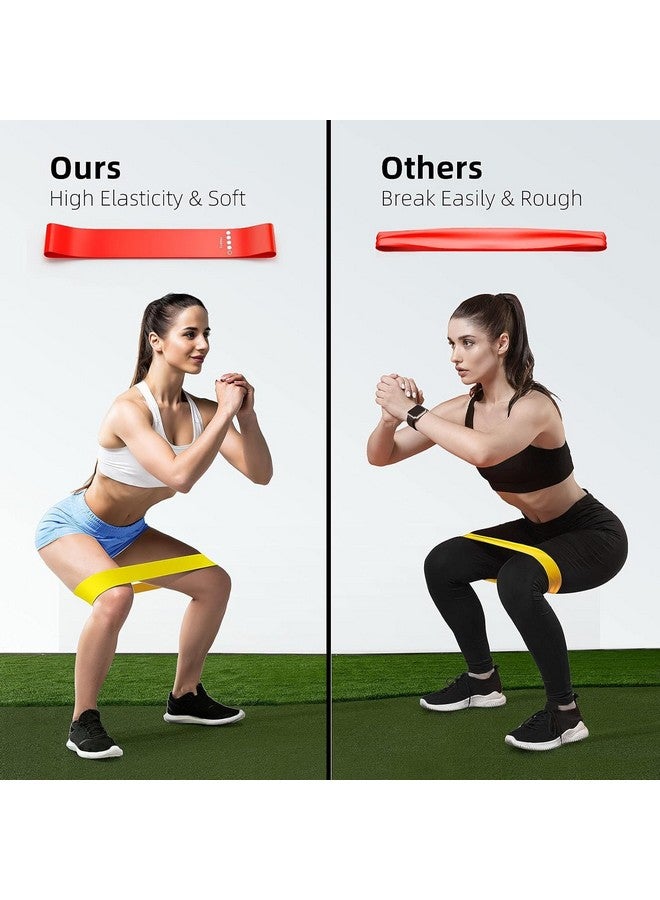 D-fix® Resistance Bands Set for Men and Women, Pack of 5 Different Levels Elastic Band for Home Gym Long Exercise Workout - Great Fitness Equipment for Training, Yoga -Multicolor - Image 4