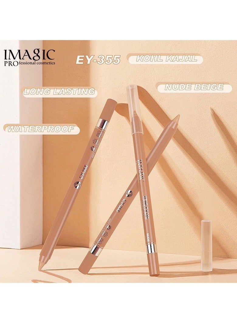 IMAGIC LADY MODEL IMAGIC Nude Beige Kohl Kajal Waterproof 1.3g | Long-Lasting, Smudge-Proof Eyeliner for Bold & Precise Eye Makeup - Image 2