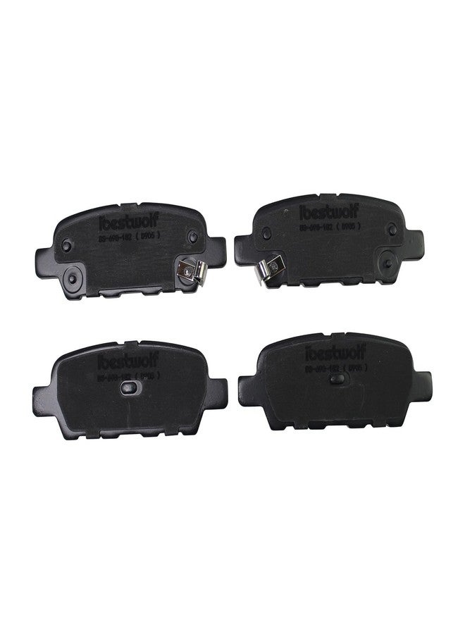 IBESTWOLF Front and Rear Ceramic Brake Pads for 2013 Infiniti JX35 2014-2019 QX60 for 2015-2020 Nissan Murano 2013-2019 Pathfinder, Disc Brake Pad Replacement P-905 P-1649 - Image 3