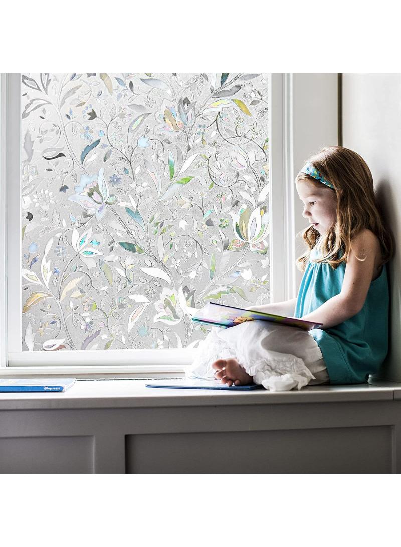 Y&D Window Film Decorative Privacy No Glue Glass Sticker For Door Home House Ofiice Heat Control Anti UV 45 x 200 cm  - Image 5