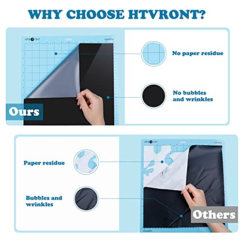 HTVRONT Permanent Vinyl Bundle -12 Pack 12 Inch by 5 Feet Permanent Adhesive Vinyl Rolls Compatible with Cricut Cutting Machine, Silhouette, Cameo Cutters, Signs, Scrapbooking, Craft, Die Cutters - Image 4