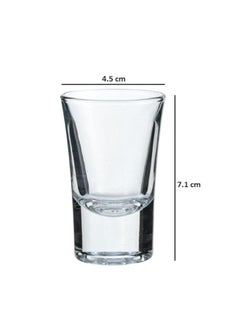 Generic Round Shot Glass Set with Heavy Base 35ml  - Image 2