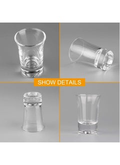 Generic Round Shot Glass Set with Heavy Base 35ml  - Image 4
