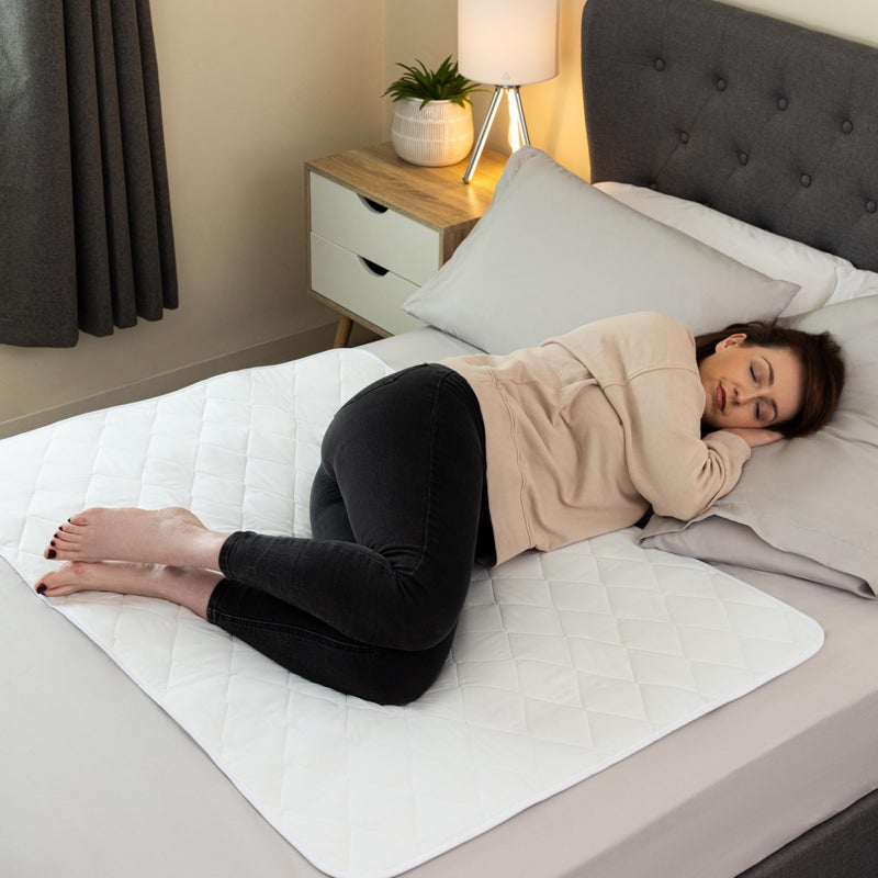 Washable Bed Pads Pack of 2 34x52 Incontinence Bed Pads for Adults 100 Waterproof Mattress Pad to Protect Bed Washable Pee Pads for Home and Hospital
