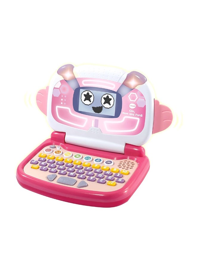 LeapFrog - Clic The Abc 123 Laptop (Pink) - Image 1