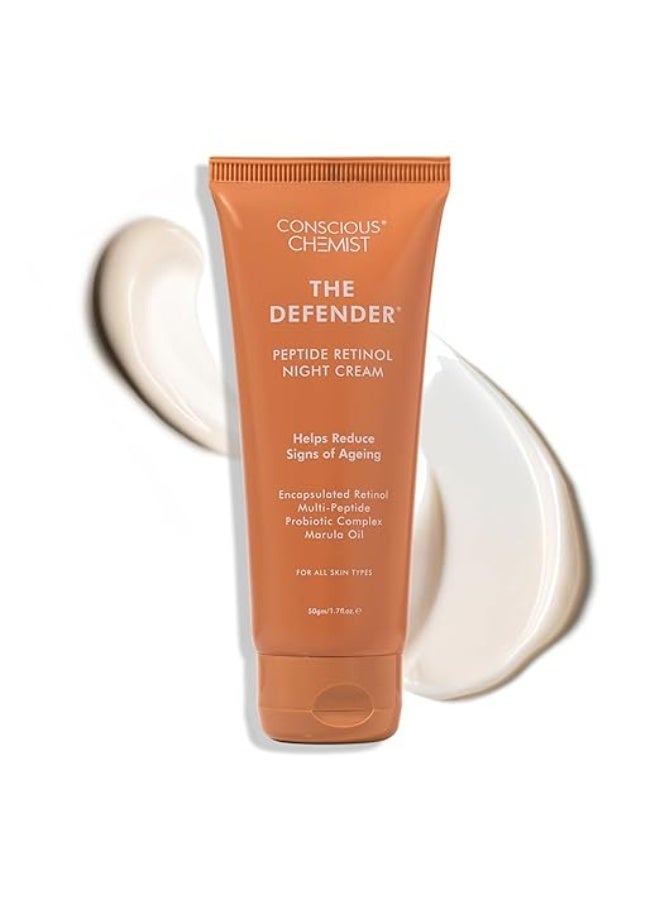 كيميائي واعي كريم مرطب كونشيس كيميست بتركيز 0.2% ريتينول | 50 غرام | كريم ليلي بروكولاجين للرجال والنساء، كريم متعدد الببتيدات مضاد للشيخوخة، يقلل من الخطوط الدقيقة وخطوط الرقبة والتجاعيد، مناسب لجميع أنواع البشرة - Image 1