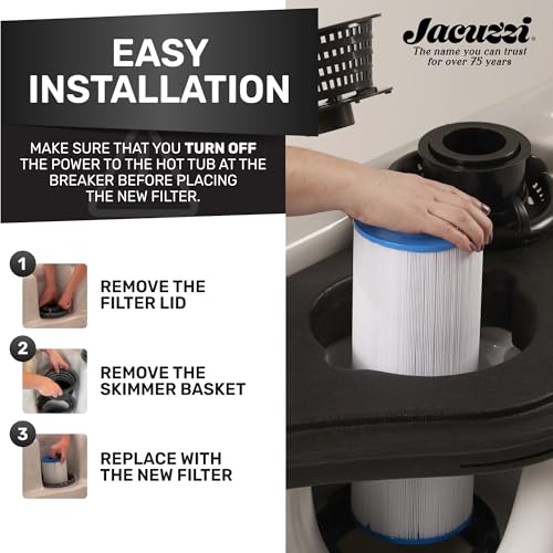 Jacuzzi 2540-381 Filter Cartridge for J-200 Hot Tubs - Compatible with J-200 Series Hot Tubs from 2007 Onwards - Image 5