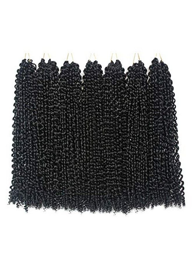 Dorsanee - 7 عبوات من ضفائر الشعر الاصطناعية المموجة بطول 18 بوصة من Passion Twist Hair لتضفير الشعر بالكروشيه من Goddess Locs، وصلات شعر بوهيمية طويلة (22 خصلة/عبوة 1B) - Image 1