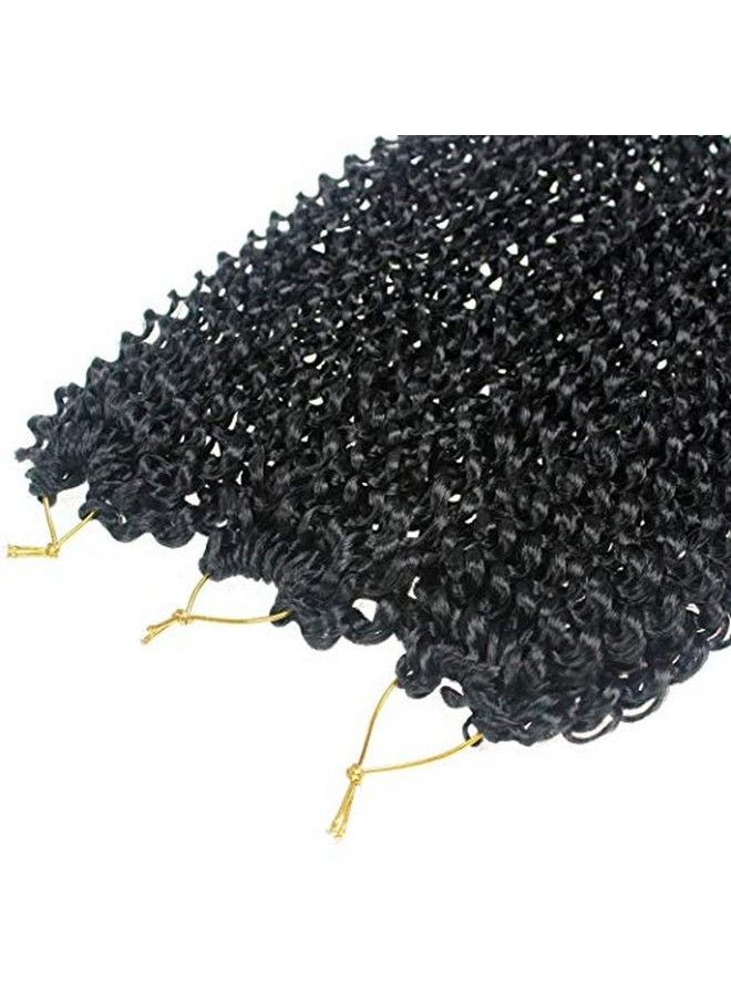 Dorsanee - 7 عبوات من ضفائر الشعر الاصطناعية المموجة بطول 18 بوصة من Passion Twist Hair لتضفير الشعر بالكروشيه من Goddess Locs، وصلات شعر بوهيمية طويلة (22 خصلة/عبوة 1B) - Image 1