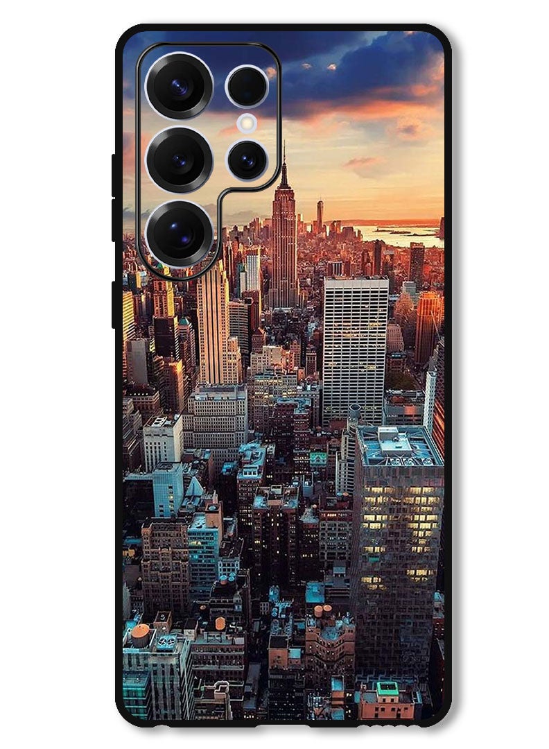 Theodor Protective Case Anti Scratch Shock Proof Bumper Cover For Samsung Galaxy S25 Ultra Newyork City - Image 1