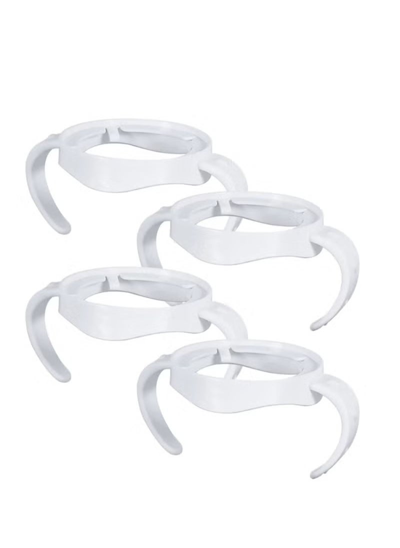 XiuWoo 4 Pack Compatible with Baby Bottle Handles for Philips Avent Natural Baby Bottles Baby Bottle Holder, Baby Feeding Bottles Handles  - Image 1