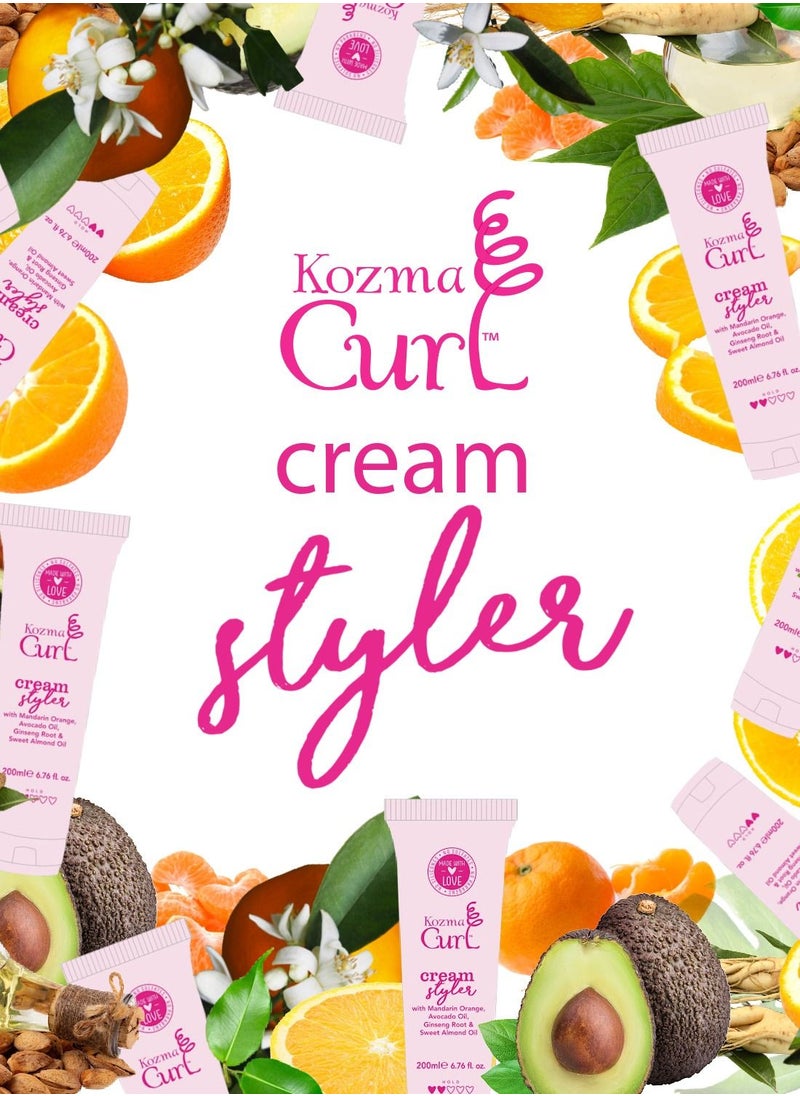 Kozma Curl - Cream Styler 200 ml - Image 1