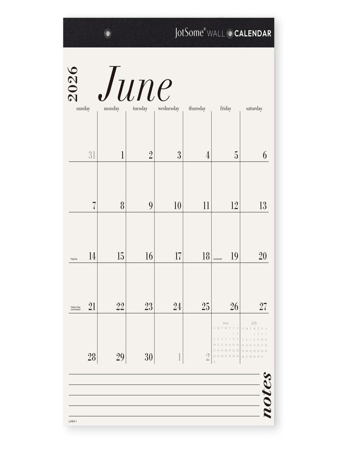 Jotsome Wall Calendar 2026-2027, Large Monthly Wall Calendar 12x17 inch from Now to June 2027, Big Grid Hanging Calendar with Note for Organizing, Planning, Minimalist - Image 1