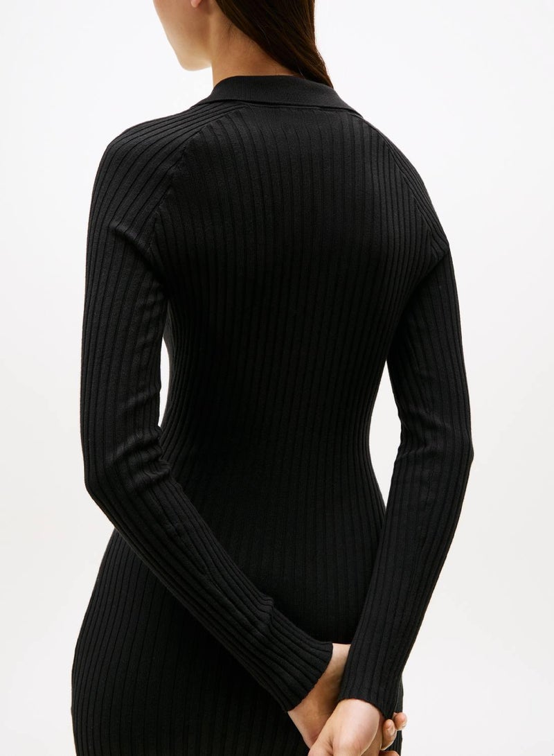 TOMMY JEANS Tommy Badge Slim Mini Jumper Dress - Image 4