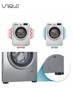Unique 8 PCS Washing Machine Feet Anti Vibrant Pads Non Slip Vibration Dampers Shock Absorbing Feet Pad Rubber Block Anti Walk Washer Pads for Any Washer Dryer Machine  - Image 5
