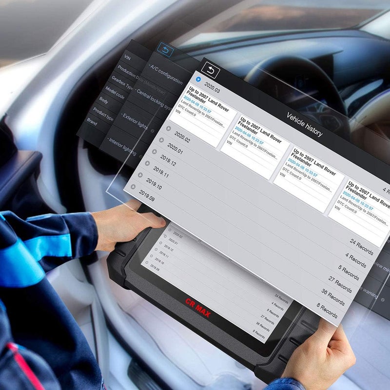 iCarsoft CR Max Multi-Brand Vehicle Diagnostic Tool with Touch Screen and Bluetooth - Image 4