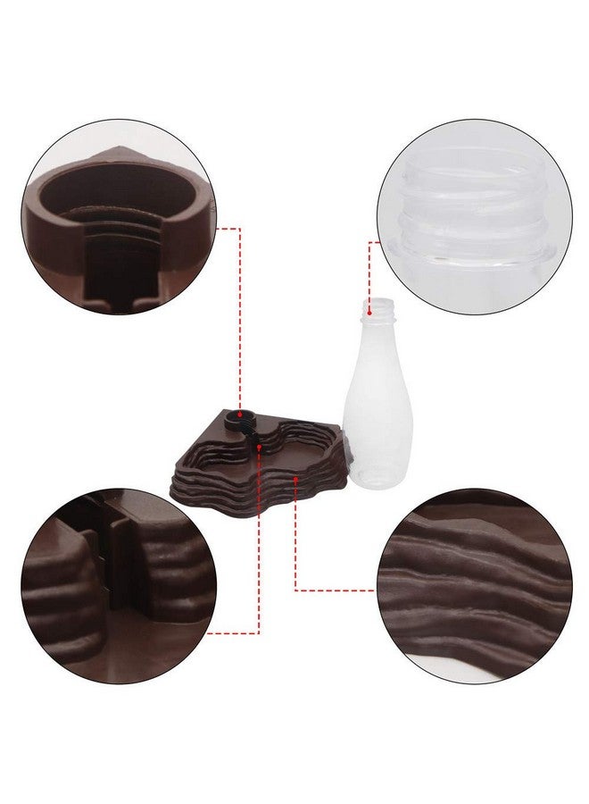 Generic Reptile Water Feeder Automatic Water Dispenser Waterer 13.5Oz Feeding Accessories For Turtle Bearded Dragons Lizards Geckos For Terrarium Tank (Brown)  - Image 3