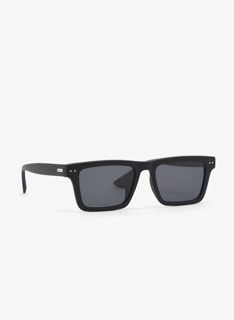 Seventy Five Polarized Lens Square Wayfarer Sunglasses