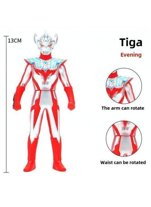 13CM Ultraman Soft Plastic Tiga Style Maltos Galaxy Zero Superman Children's Hot Toys Wholesale-Color:26, Taijia