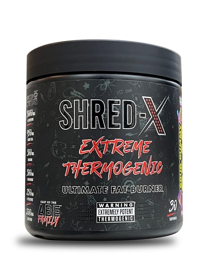 Applied Nutrition - Shred-X Thermogenic Powder Sour Gummy 300g - Image 1