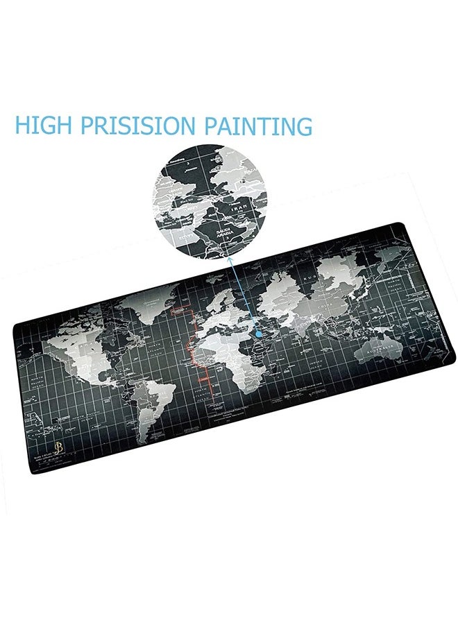 JCB CHIC - Gaming Mouse Pad, Extra Large Soft Led Extended Mouse pad, anti-slip Rubber Base Computer Keyboard Mat(80x30cm) - Image 1