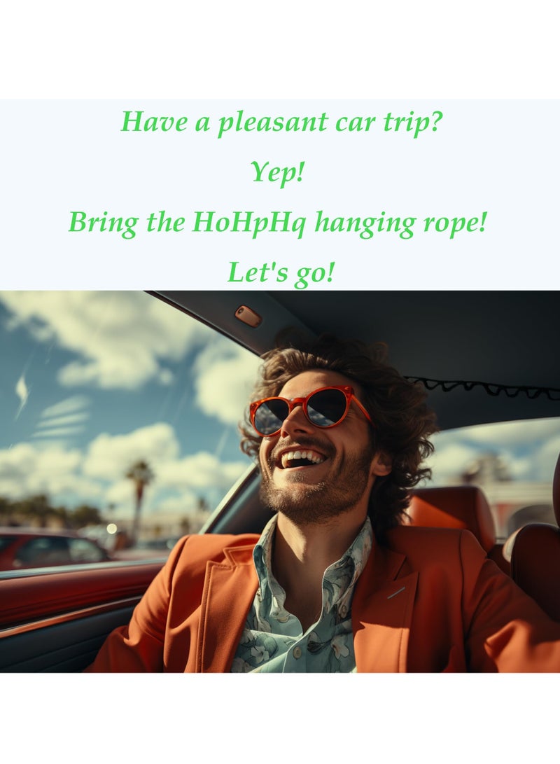 Car Clothes Hanger Bar 18 Rings - Travel Clothesline for Car Travel Hanger Telescopic - Cloth Racks for for Sedans, Trucks, SUVs, Vans, RVs, Road Travelers(Orange) - Image 5