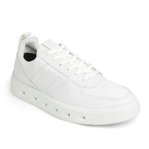 ECCO Men's Street 720 Vented Gore-TEX Waterproof Retro Sneaker, White, 12-12.5 - Image 2