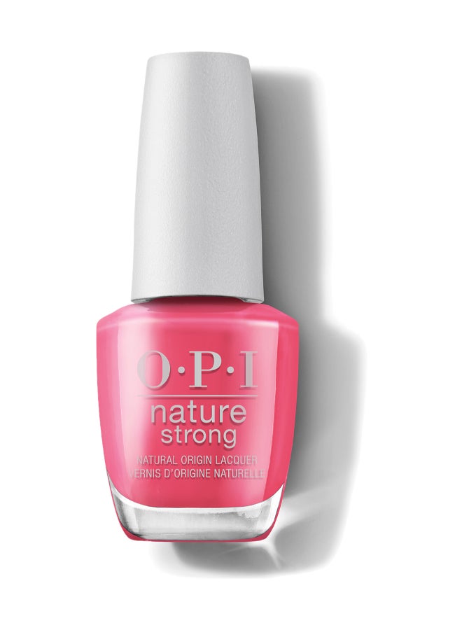 OPI Nature Strong Nail Lacquer - A Kick In The Bud, Pink, 15Ml - Image 1