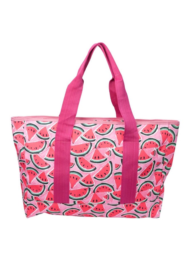 CUBS - Tote Bag Multicolor Large Madly in love with pink watermelons - Image 1