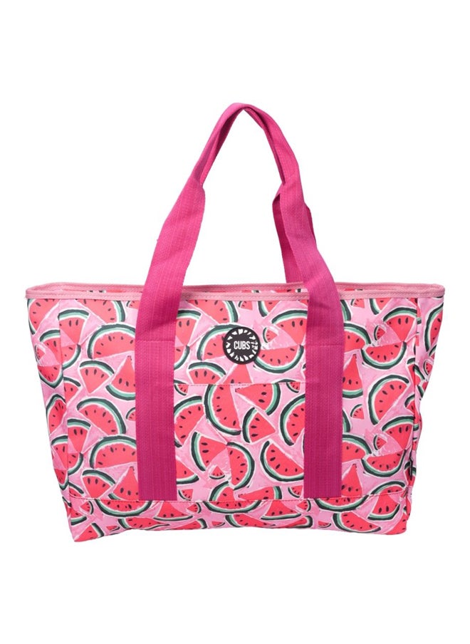 CUBS - Tote Bag Multicolor Large Madly in love with pink watermelons - Image 1