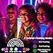 LovesTown عصا مضيئة 12 قطعة من LovesTown لوازم الحفلات 3 أوضاع أضواء LED ملونة تتلألأ في الظلام ألعاب مضيئة للأطفال هدايا حفلات عيد الفصح حفلات الزفاف أعياد الميلاد - Image 4