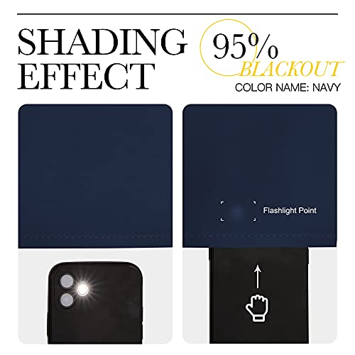 NICETOWN Light Blocking Thermal Insulated Solid Grommet Top Blackout Curtains/Drapes/Panels for Kid's Room (Navy, 1 Pair, 42 x 63 Inch) - Image 5