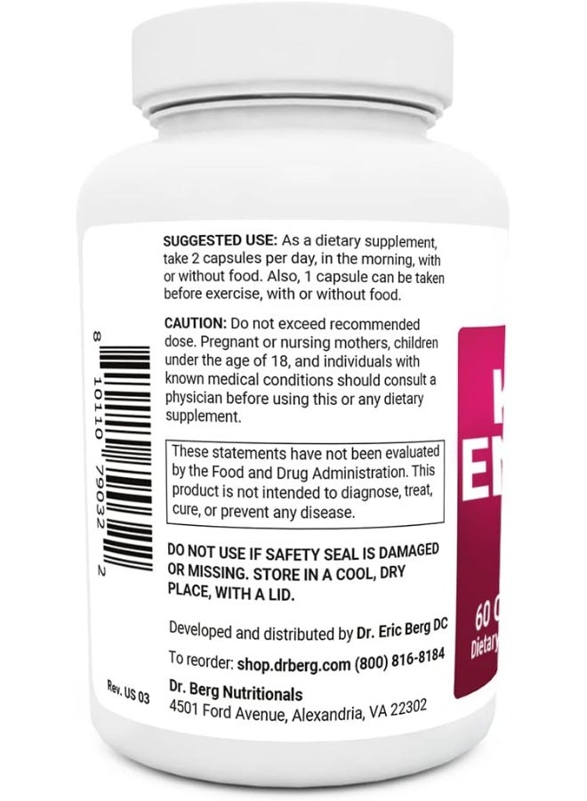 Dr. Berg Nutritionals Dr. Berg's Keto Energy - Enhanced Mitochondrial Support, Nutritional Energy Supplement with Vitamins & Minerals, Alpha Lipoic Acid, Food-Based Ingredients - Keto Diet Perfect - Image 3