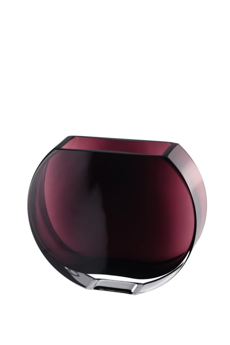 Barski Glass - Vase - Amethyst - Round - 9.25" Long - Heavy Durable - Made in Europe - by Barski - Image 1