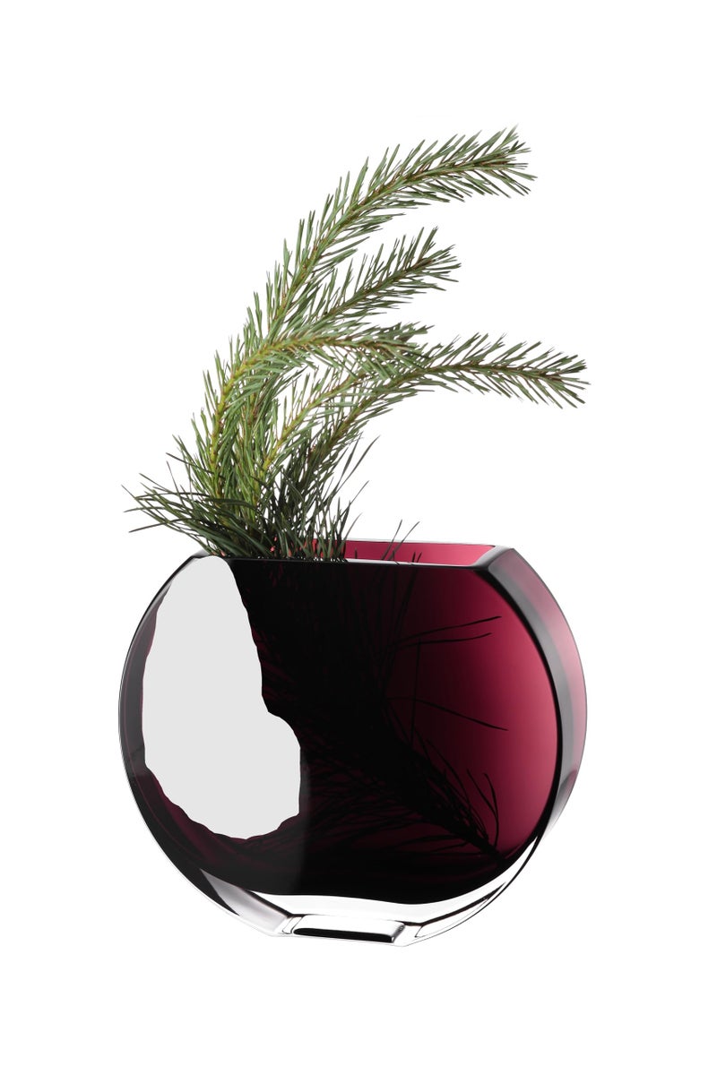 Barski Glass - Vase - Amethyst - Round - 9.25" Long - Heavy Durable - Made in Europe - by Barski - Image 2