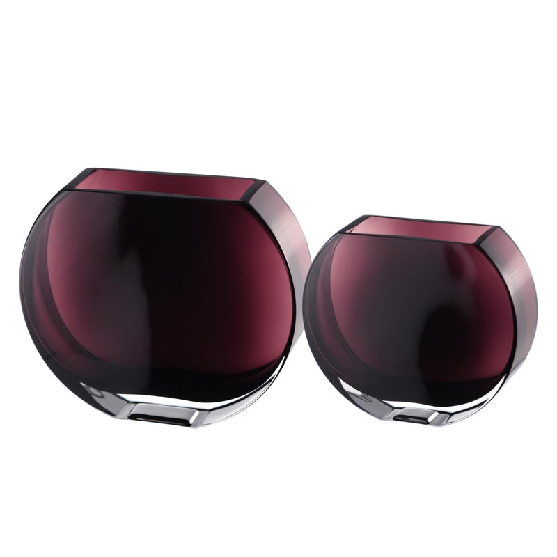 Barski Glass - Vase - Amethyst - Round - 9.25" Long - Heavy Durable - Made in Europe - by Barski - Image 3