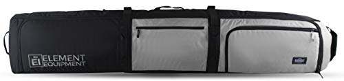 Element Equipment Wheeled Padded Snowboard Bag Ultimate Double - Premium High End Double Roller Travel Bag 157 Grey Ripstop - Image 2