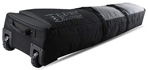Element Equipment Wheeled Padded Snowboard Bag Ultimate Double - Premium High End Double Roller Travel Bag 157 Grey Ripstop - Image 1
