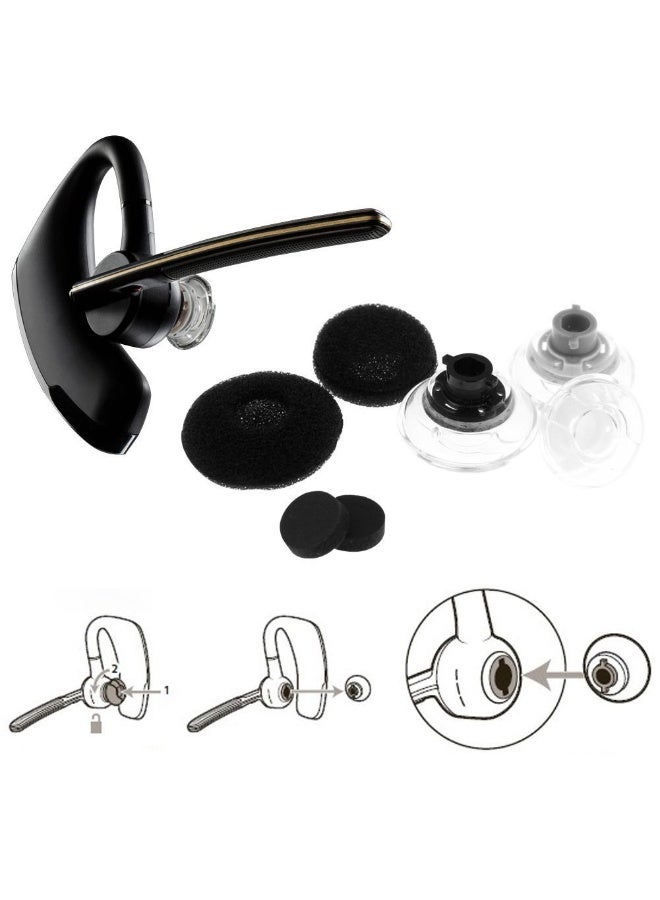 3 Pack Replacement Earbuds Gels & Charge Cable for Plantronics Voyager Legend Eartip Kit - Image 2