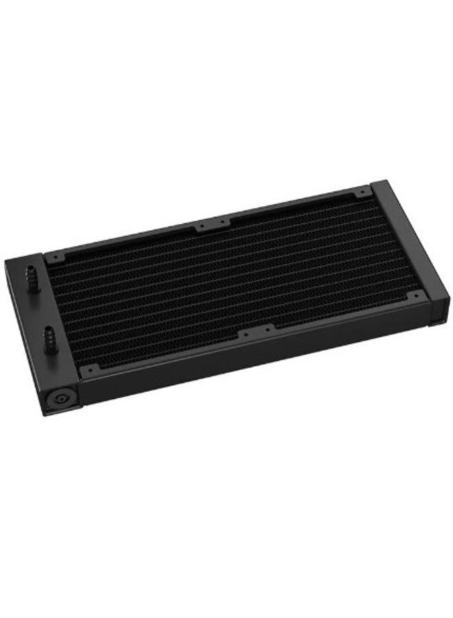 DEEPCOOL مبرد وحدة المعالجة المركزية السائل LE240 V2، رادياتير ألمنيوم 240 مم، مراوح هيدرو تحمل 120 مم، إضاءة RGB LED قابلة للتوجيه، أنابيب 410 مم، سرعة مضخة 2500-3400 دورة في الدقيقة، موصل 4 دبابيس PWM، تقنية مضادة للتسرب، متوافق مع Intel LGA 1700/1200/1151 و AMD AM5/AM4، أسود | R-LE240-BKAMMC-G-2 - Image 5