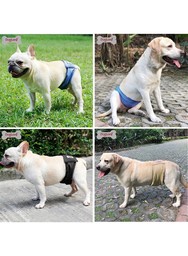 NIBEMINENT Washable Wrap Waterproof Toilet Training Dog Physiological Pant Beige 25 x 18cm - Image 5