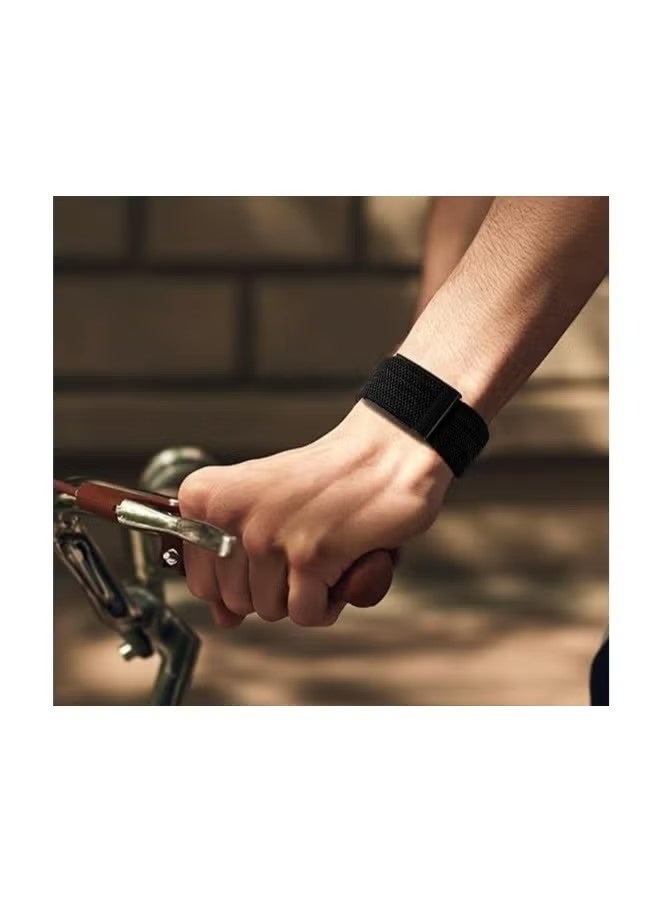 حزام بديل مرن من النايلون متوافق مع جهاز تتبع اللياقة البدنية Whoop 4.0 للرجال والنساء، سوار قابل للتعديل، قابل للتنفس، مريح وسهل الاستخدام - Image 4