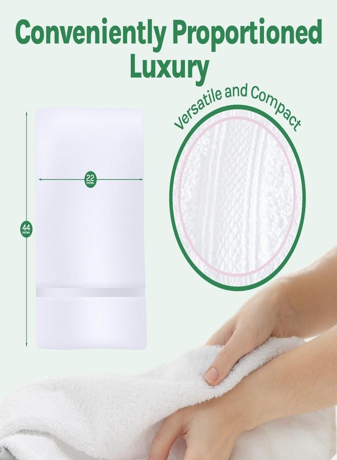 Towels N More 6 Pack 22"X44" Small Light Weight Gym Towels or Can be Used as Quick Dry Bath Towel or Salon Towel, 100% Ring Spun Cotton Loops Sweat Towels Women's Hair Dry Towel - Image 5